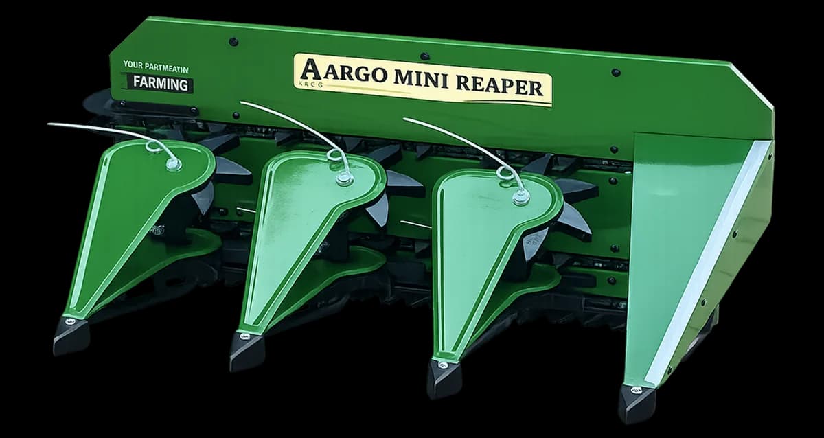 Green ARGO Mini Reaper 3-divider head studio shot